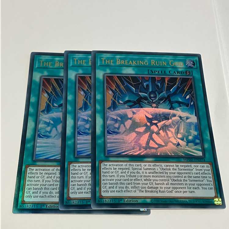 Shattering God of Destruction English EU edition 3 copies