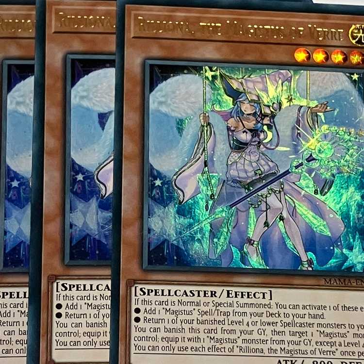 Rilliona, the Magistus of Verre English EU edition 3 copies