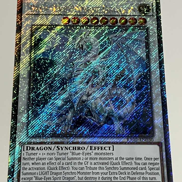 Blue-Eyes Spirit Dragon English EU Edition Platinum Secret Rare