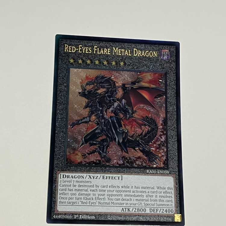 Red-Eyes Flare Metal Dragon English EU Relief Ultimate