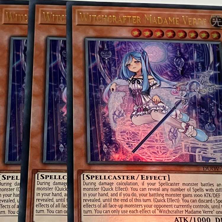 Witchcrafter Madame Verre English EU edition 3 copies