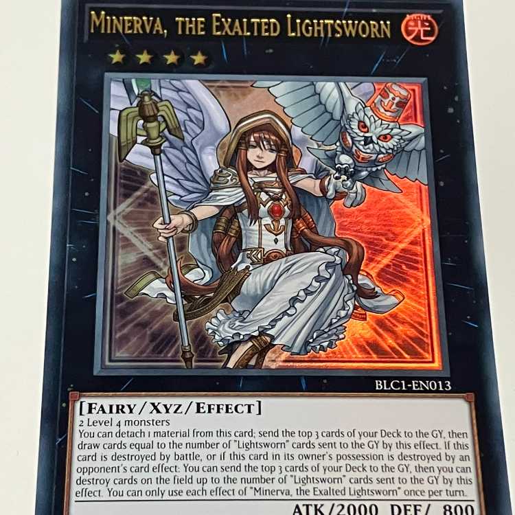 Minerva, the Exalted Lightsworn English EU edition Gold