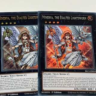 Minerva, the Exalted Lightsworn English EU edition silver gold