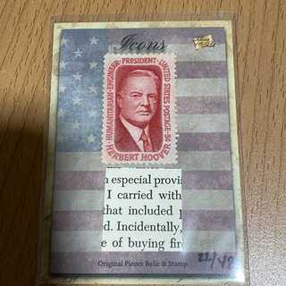 超貴重！ハーバート・フーバー大統領のレリックカード Herbert Hoover 超貴重！ハーバート・フーバー大統領のレリックカード Herbert