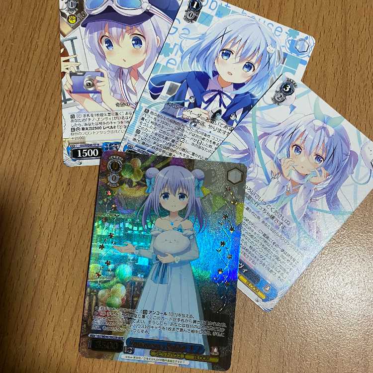 GUR Anniversary Rabbit チノ+チノ・エンヴィ含むおまけ3枚