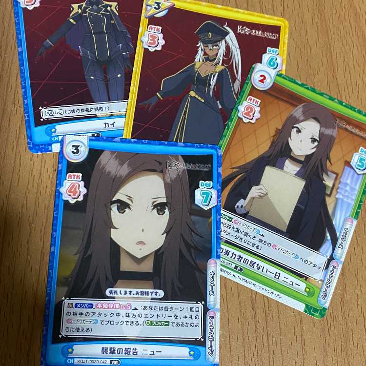 RR 襲撃の報告 ニュー,R 陰の実力者の居ない一日 ニュー,おまけ2枚