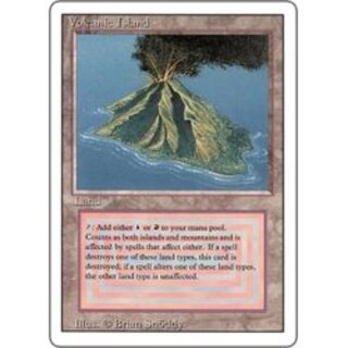 英語版Volcanic  [3ED] Amazon.co.jp: MTG 3ED Volcanic Island 火山島 Revised 英語版