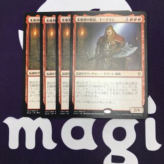 朱地洞の族長、トーブラン 4枚