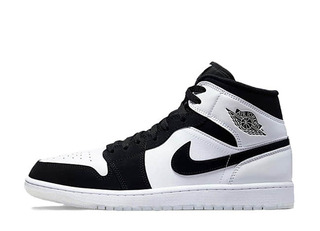 Nike Air Jordan 1 Mid Se "Diamond Shorts" White/Black 27.5cm