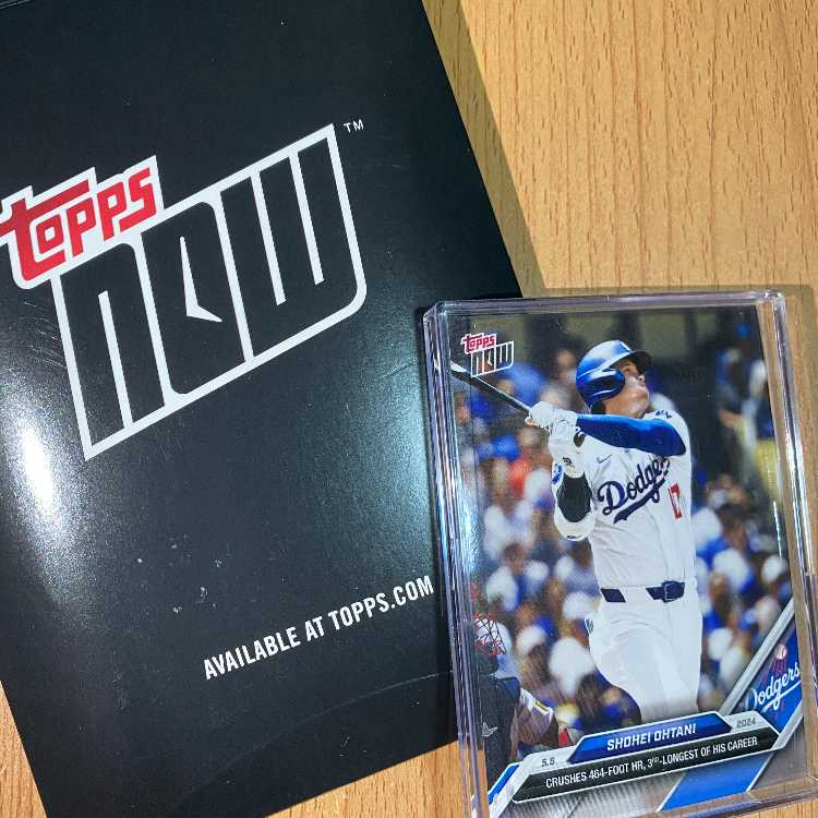 24時間限定で販売された大谷翔平のカード！Topps Shohei Ohtani