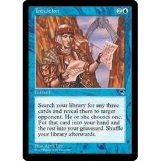 直観/ Intuition MTG 英語　MTG TMP)直観/INTUITION | 神話レア・レア | ドラゴンスター ネット