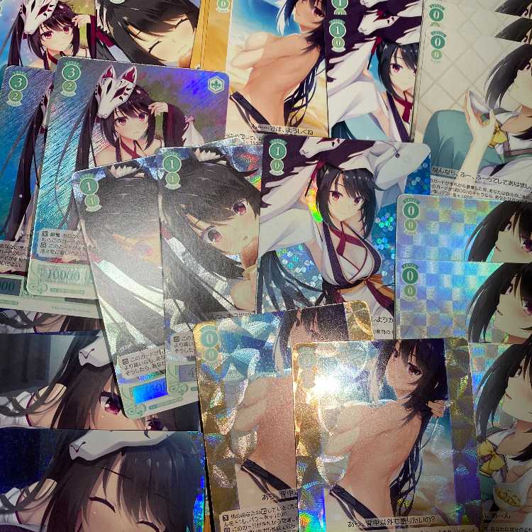 かぐ耶まとめ売り！PR二人だけの秘密の特訓2種やSR浜辺のかぐ耶含むSR12枚入