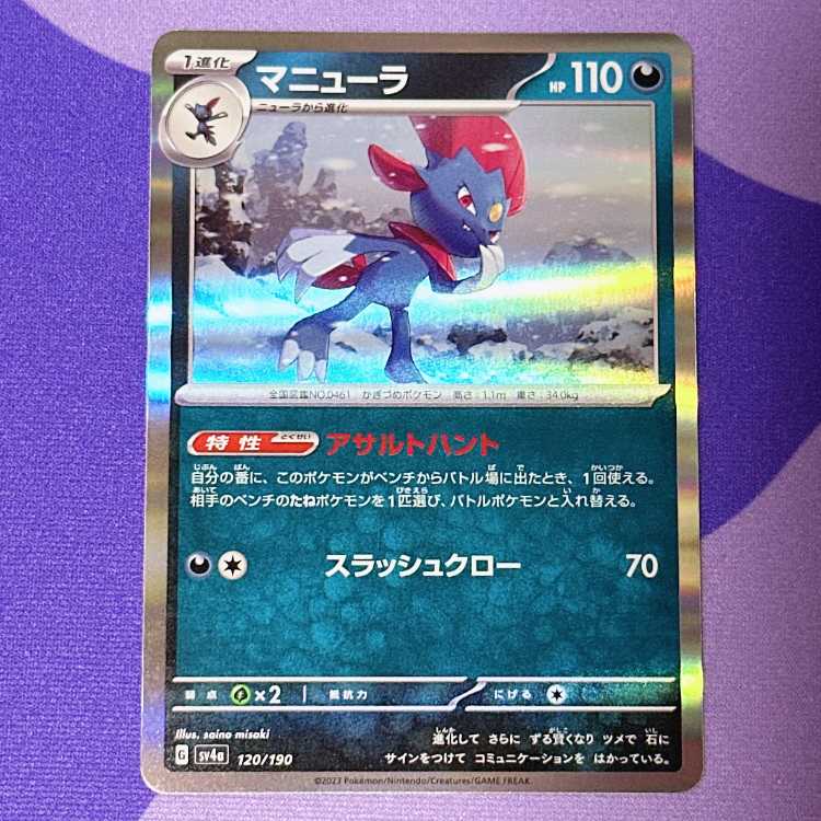 Weavile(R spec) 120/190