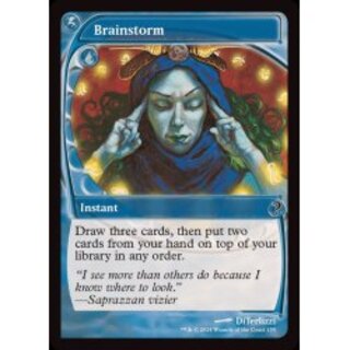 MTG 渦まく知識 日本語 Foil 4枚セット EX]渦まく知識/Brainstorm《日本語》【MMQ】