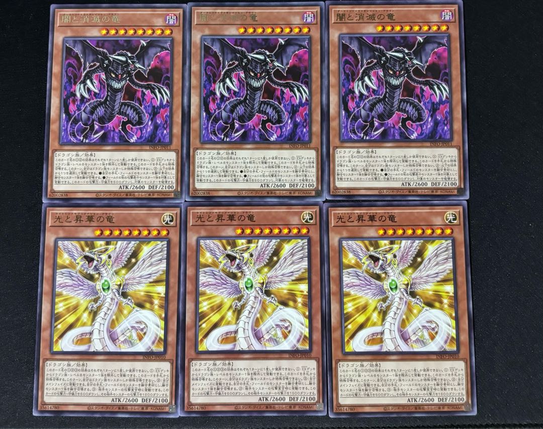 Dragon of Light and Consecrate Rare INFO-JP010 Yami and the Dragon of Extinction Rare INFO-JP011