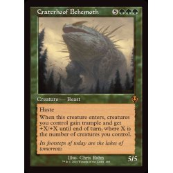 (FOIL)(old frame specs) Craterhoof Behemoth/Craterhoof Behemoth [English] [INR].
