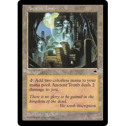 マジック：ザ・ギャザリング　Ancient Tomb（TMP) EX+]Ancient Tomb/Ancient Tomb [Japanese] [TMP (Used