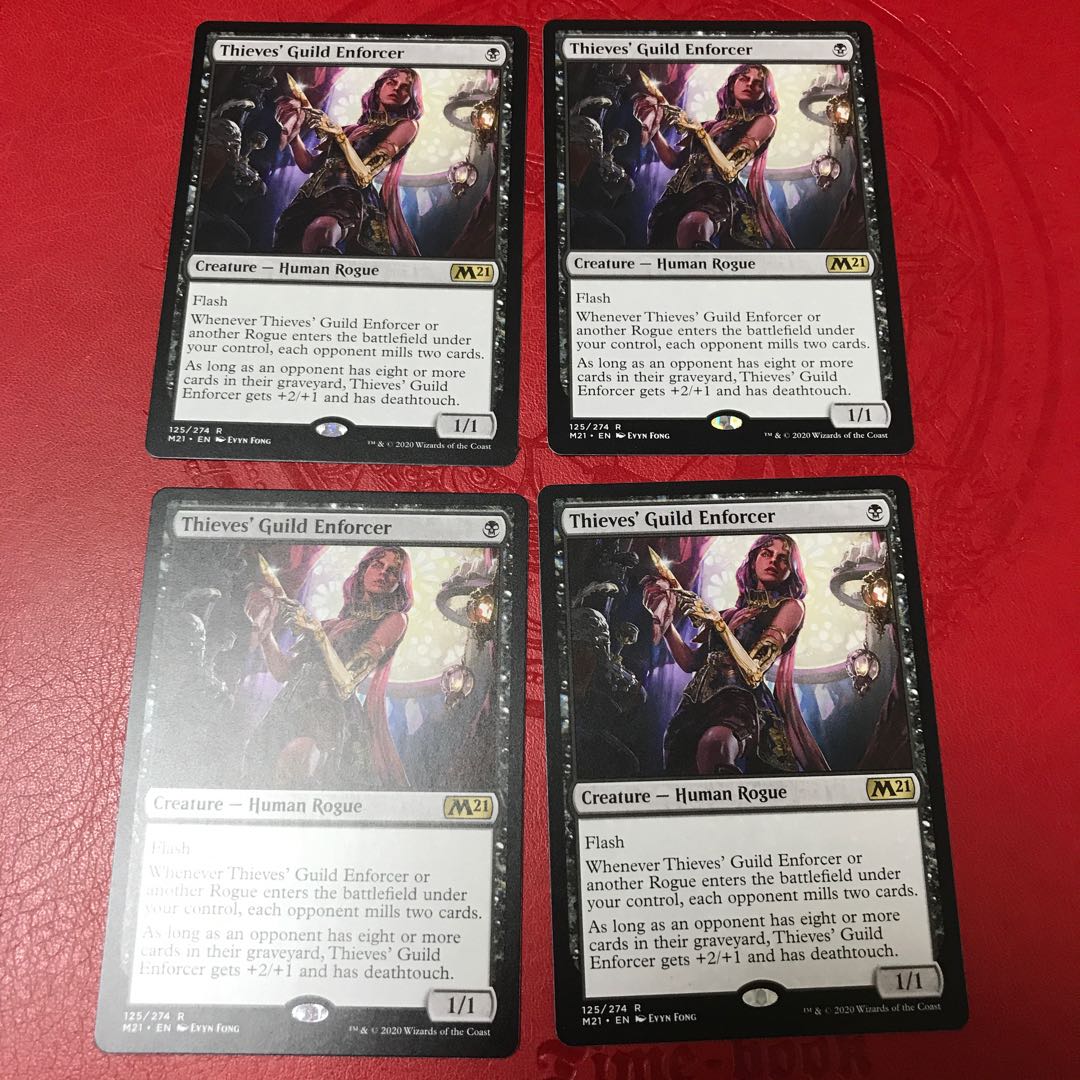 盗賊ギルドの処罰者 英語版m21 4枚セット