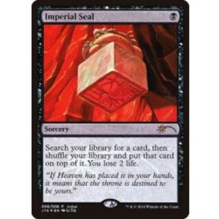 伝国の玉璽　foil 英語　ジャッジ　プロモ　imperial seal Foil】《伝国の玉璽/Imperial Seal》 (ジャッジ褒賞)[流星マーク