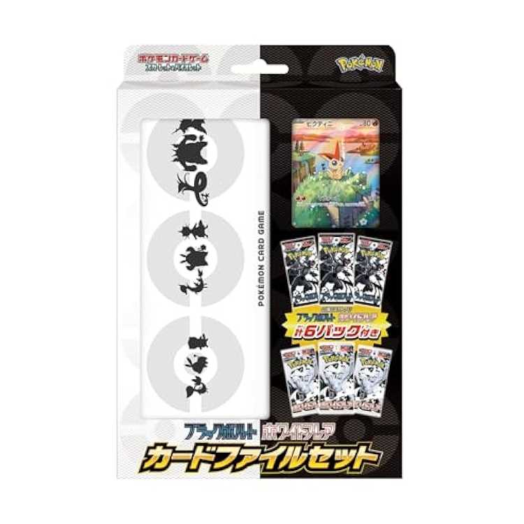 ブラックボルトホワイトフレアBOXファイルセット