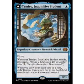 mtg 知りたがりの学徒、タミヨウ // 老練の学匠、タミヨウ　foil 242)《知りたがりの学徒、タミヨウ/Tamiyo, Inquisitive Student