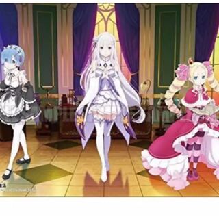 Re:ゼロから始める異世界生活 リゼロ レム スリーブ&プレイマットセット スリーブ】「Re:ゼロから始める異世界生活」から『エミリア