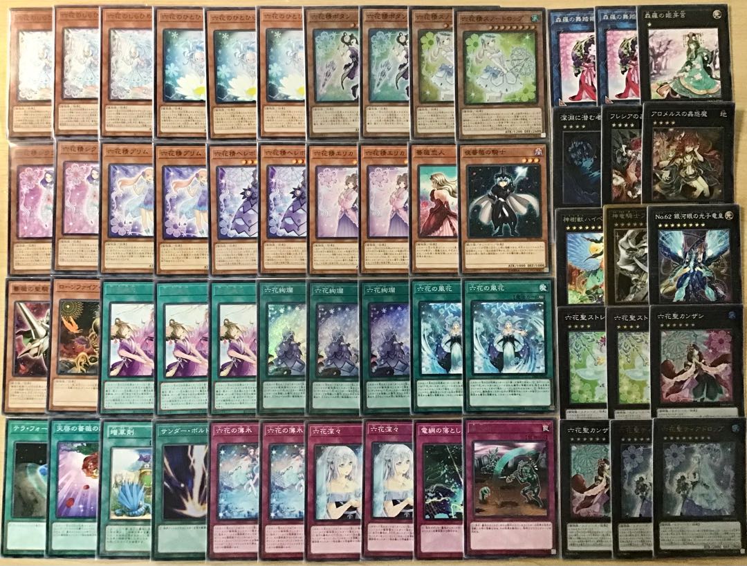 Full-scale construction deck [Rokka Deck] Rosaan & EX 15 cards & double sleeves