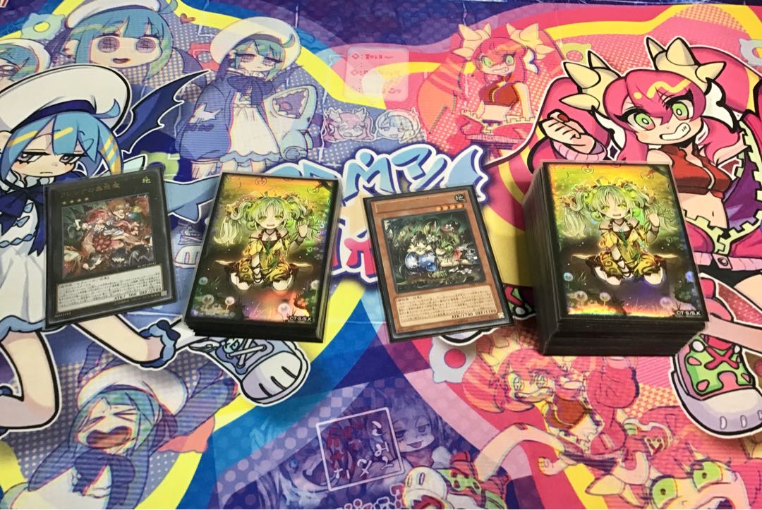 Full-scale construction [Mushizuma] deck & 15 EX cards & unused triple sleeves set