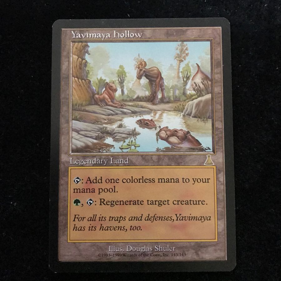 ヤヴィマヤのうろ穴/Yavimaya Hollow 英1