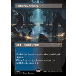 【税込】 EX+](FOIL)(フルアート)地底街の下水道/Undercity Sewers《英語 マジック：ザ・ギャザリング