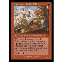 MTG 敏捷なこそ泥、ラガバン 英語 foil 4枚 旧枠仕様)敏捷なこそ泥、ラガバン/Ragavan, Nimble Pilferer