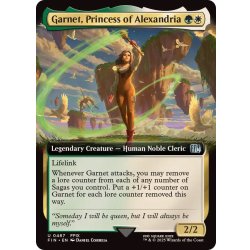 アレクサンドリアの王女、ガーネット　FOIL 英語　拡張アート　MTG FOIL)(フルアート)アレクサンドリアの王女、ガーネット/Garnet
