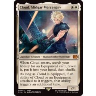 FOIL)ミッドガルの傭兵、クラウド/Cloud, Midgar Mercenary