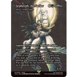 救済者、セフィロス(偉大なる統一者、アトラクサ) foil MTG FF 救済者、セフィロス Foil（偉大なる統一者、アトラクサ）