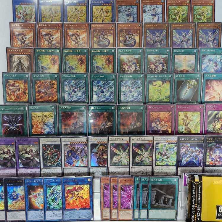 即日発送　御巫デッキ　構築済みデッキ　スリーブ付き　山屋　御巫神舞-二貴子　セキュア・ガードナー　ウズヒメの御巫　御巫奉サナキ　オオヒメの御巫