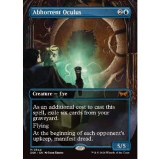 日本語　忌まわしき眼魔　ボーダーレス　foil 1枚 344)□ボーダーレス□《忌まわしき眼魔/Abhorrent Oculus》[DSK