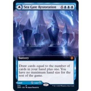 MTG 海門修復 foil４枚組 076)《海門修復/Sea Gate Restoration》/《再誕の海門/Sea Gate