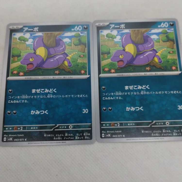 ポケモンカード アーボ進化ラインまとめセット 250315708の通販