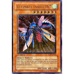 遊戯王旧アジア版アルティメットレアカードアルティメットインセクトLV1 状態A-〕☆旧アジア☆アルティメットインセクトLV7【レリーフ