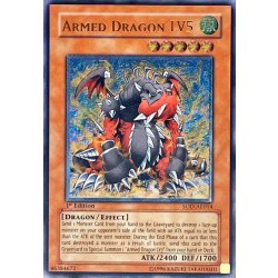 遊戯王　アームドドラゴンレベル5 旧アジア　とても綺麗です 状態A-〕☆旧アジア☆アームドドラゴンLV5【レリーフ】{SOD