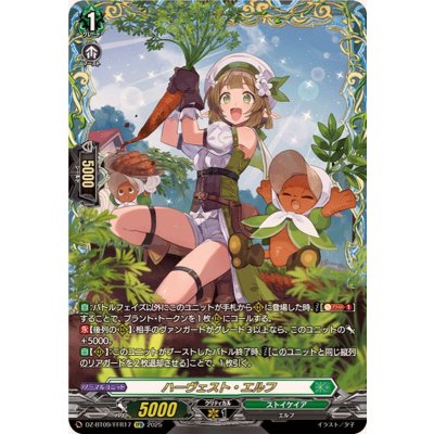 ヴァンガード ハーヴェスト・エルフ　4枚　ストイケイア　b 状態A-〕ハーヴェスト・エルフ【FFR】{DZ-BT09/FFR17