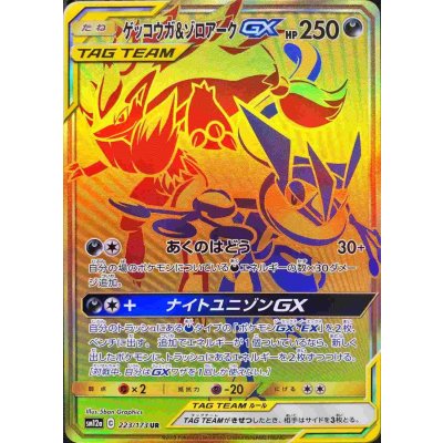 ゲッコウガ＆ゾロアークGX【UR】{223/173}の通販 カードラッシュ