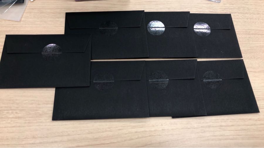 ごつもり様 専用遊戯王 WCS2019 黒封筒 7個セット 書留発送  1BOX