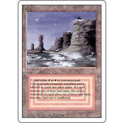 mtg plateau 【3ED】 リバイズド 英語 1枚 デュアルランド mtg Plateau リバイズド 【3ED】 英語版 デュアルランド