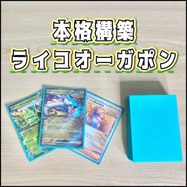 タケルライコ＆オーガポン構築デッキ（ヨルノゾク型） ヨルノズク+大空洞採用型タケルライコオーガポン簡易デッキ