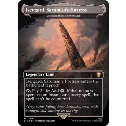 (Surge FOIL) Isengard, Saruman's Fortress // Boseiju, Who Shelters All/Boseiju, Who Shelters All [English] [LTC