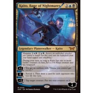 MTG 悪夢滅ぼし、魁渡/Kaito, Bane of Nightmares 220)《悪夢滅ぼし、魁渡/Kaito, Bane of Nightmares》[DSK] 金R | 日本