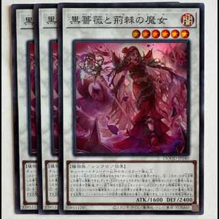 黒薔薇と荊棘の魔女 スーパーレア (3枚セット) DOOD-JP040 遊戯王 トレカ道