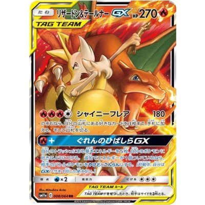 リザードン&テールナーGX カメックス&ポッチャマGX RR 6枚セット カメックス&ポッチャマGX SR リザードン＆テールナーGX SR 2枚