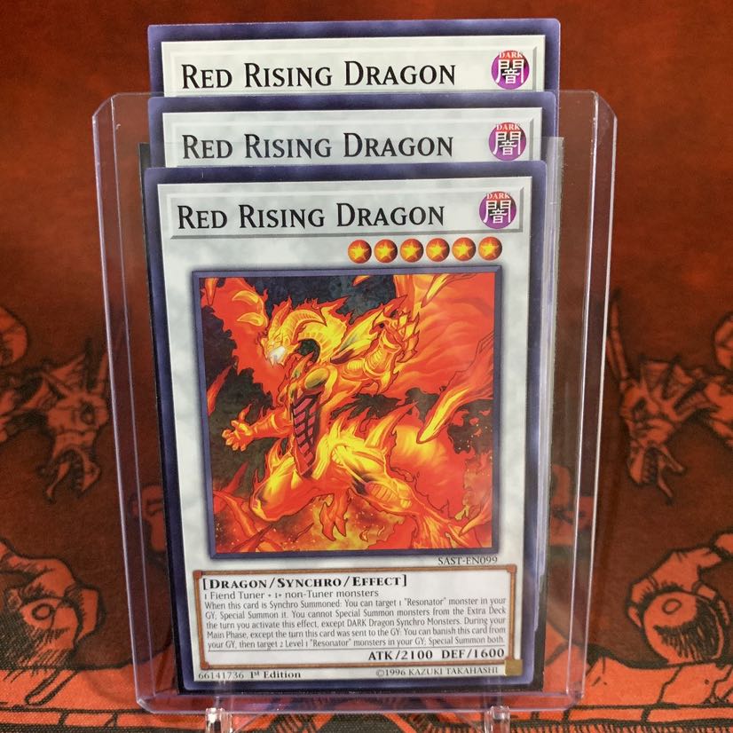 ケースに入れ発送 遊戯王 英語版 レッド ライジング ドラゴン 3枚セットの通販 Riisa 遊戯王 プロフ必読 Magi トレカ専用フリマアプリ